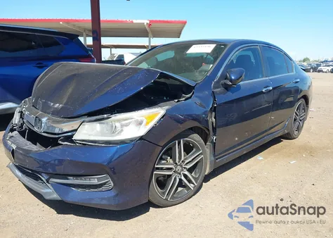 2016 Honda Accord Sport из США, поврежденный, VIN 1HGCR2F5XGA130570